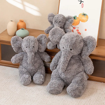 30/40/50cm Huggable Stuffed Animals Grey Elephant Plushie Dolls Kawaii Xmas Gift Appease Comfort Calf Elephant Soft Toy