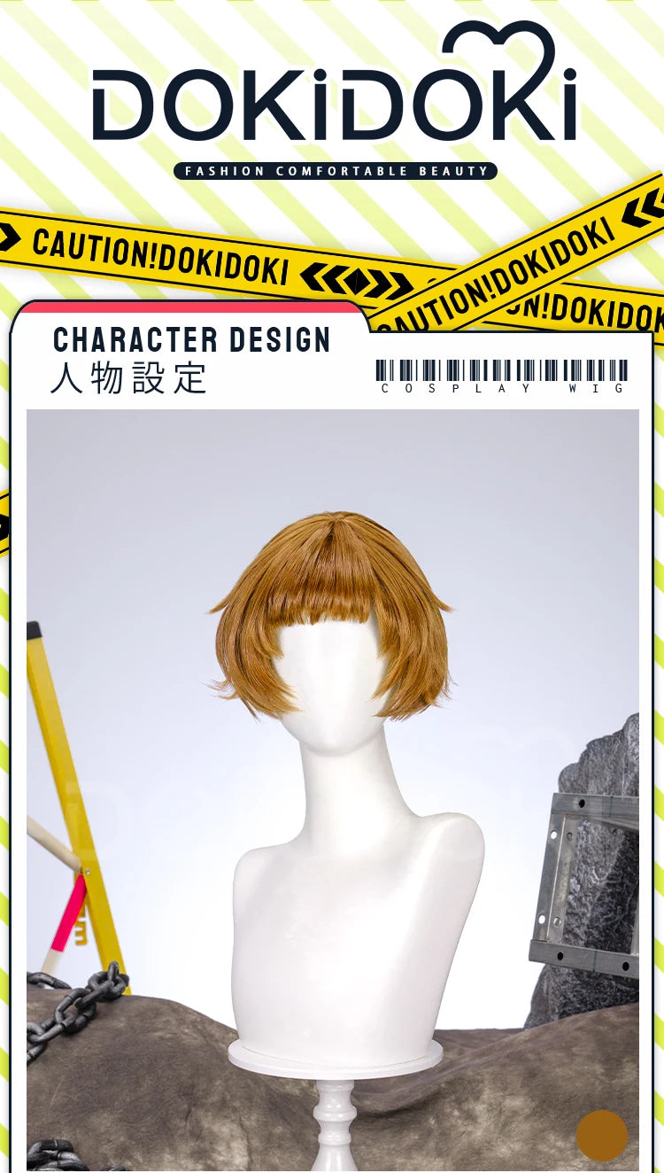 Ishaa Ekkoo Maddiee Aniviaa LeBlancc Cosplay Wig Game Anime DokiDoki Women Men Short Hair Ishaa Cosplay Free Wig Cap