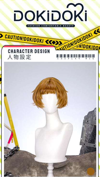 Ishaa Ekkoo Maddiee Aniviaa LeBlancc Cosplay Wig Game Anime DokiDoki Women Men Short Hair Ishaa Cosplay Free Wig Cap