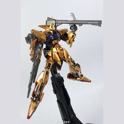 SHENMA Model Hyaku Shiki Kai MG 1/100 Golden Fighter Full Armor FA Assembly Model Kit Action Figures Plastic Model Kits Toy Gift