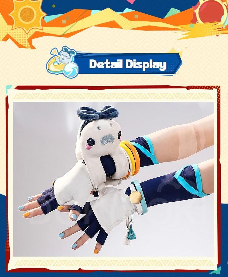 IN STOCK Mualani Cosplay Costume Game Genshin Impact【S-3XL】DokiDoki-SR Natlan Mualani Metal Luminous Vision Plus Size