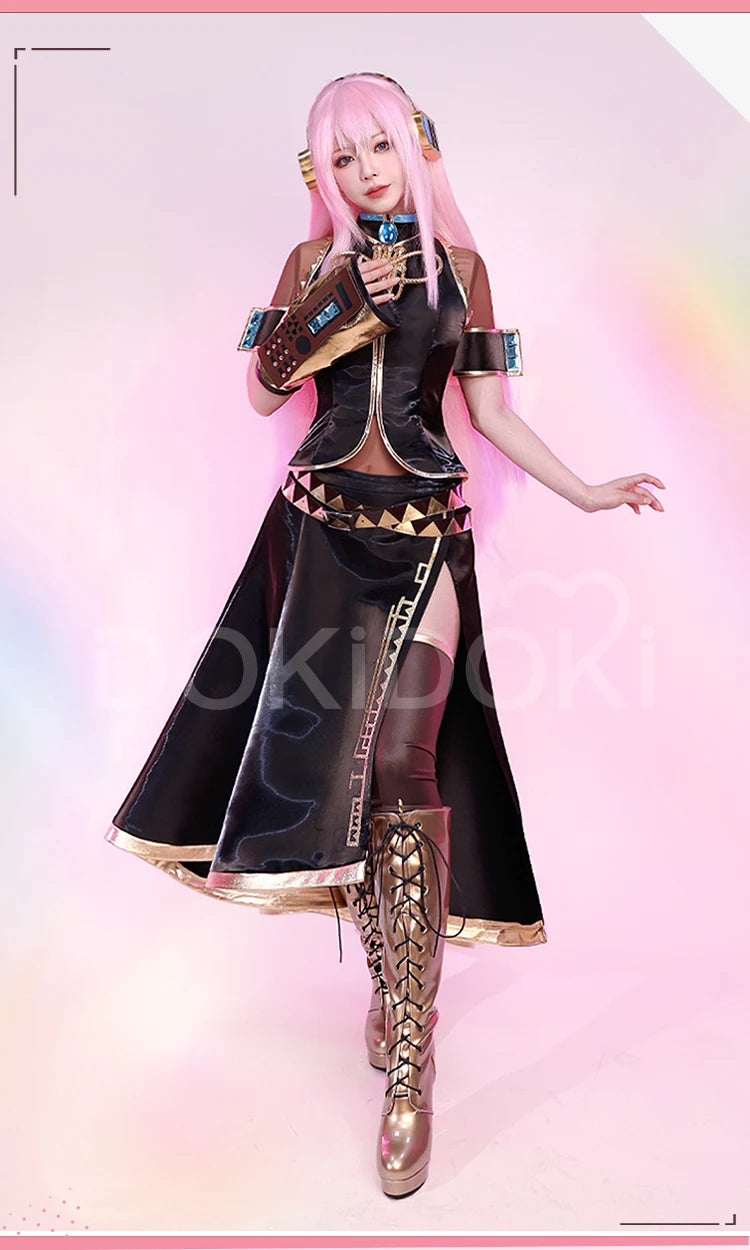 IN STOCK Lukaa Cosplay Costume Game Cosplay DokiDoki-R Megurinee Lukaa Cosplay Women Cute Costume Halloween