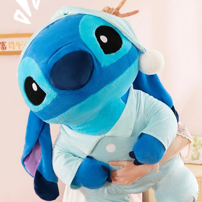 33/90cm Lilo and Stitch Plush Toy Disney Cartoon Anime Stuffed Kawaii Pajamas Pillow Stich Doll Plushie Kids Birthday Xmas Gifts