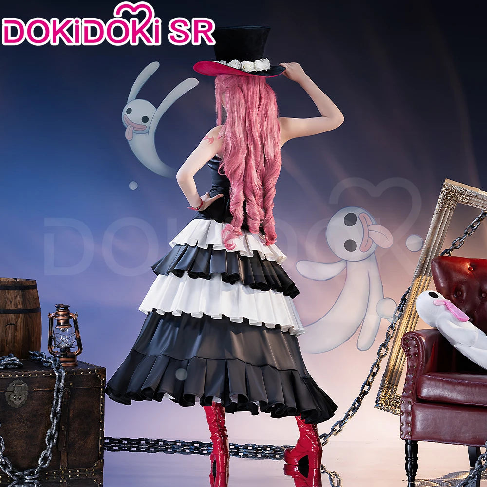 Peronaa Cosplay Costume【S-3XL】DokiDoki-SR Women Cute Dress Ghost Princess Cosplay Hat Umbrella Plus Size
