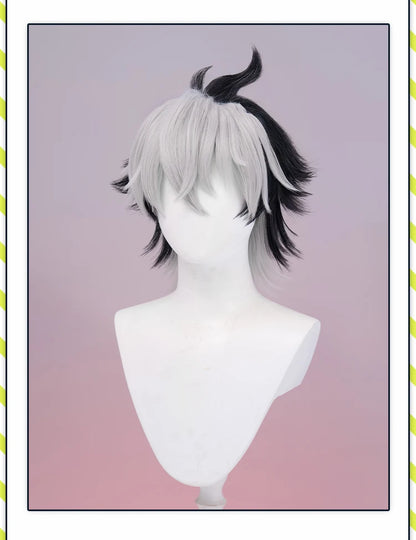 IN STOCK Komano Manato Lighter Wig Game Zenless Zone Zero Cosplay DokiDoki 32cm Short Hair ZZZ Sons of Calydon Cosplay Free Wig