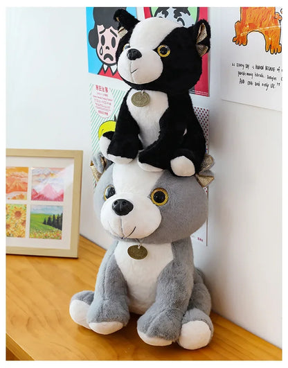 New 3 Colors 20-35cm Bulldog Plush Stuffed Puppy Doll Cute Puppy Plush Kawaii Animal Toy Children's Birthday Gift Doll Kids To