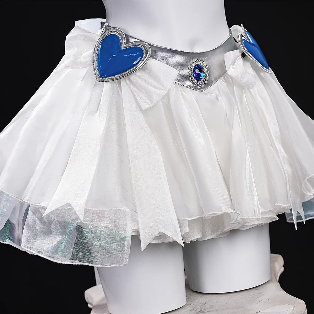 Anime New Panty Stocking with Garterbelt Stockiel Anarchy Stocking Cosplay Costume Angel Skirt Wings Halloween for Women Girls