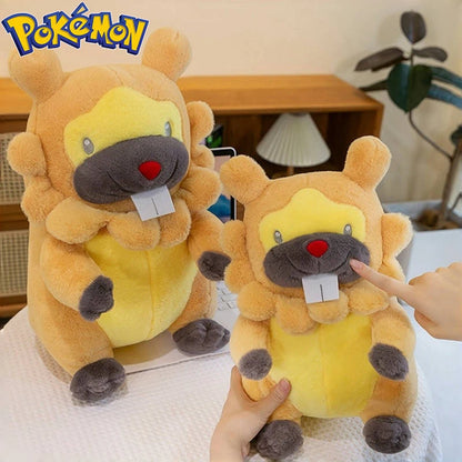 45/55/70CM Big Size Pokemon Bidoof Plush Cartoon Anime Plushies Soft Pillow Doll Kawaii Stuffed Plushie Ornament Gifts for Kids