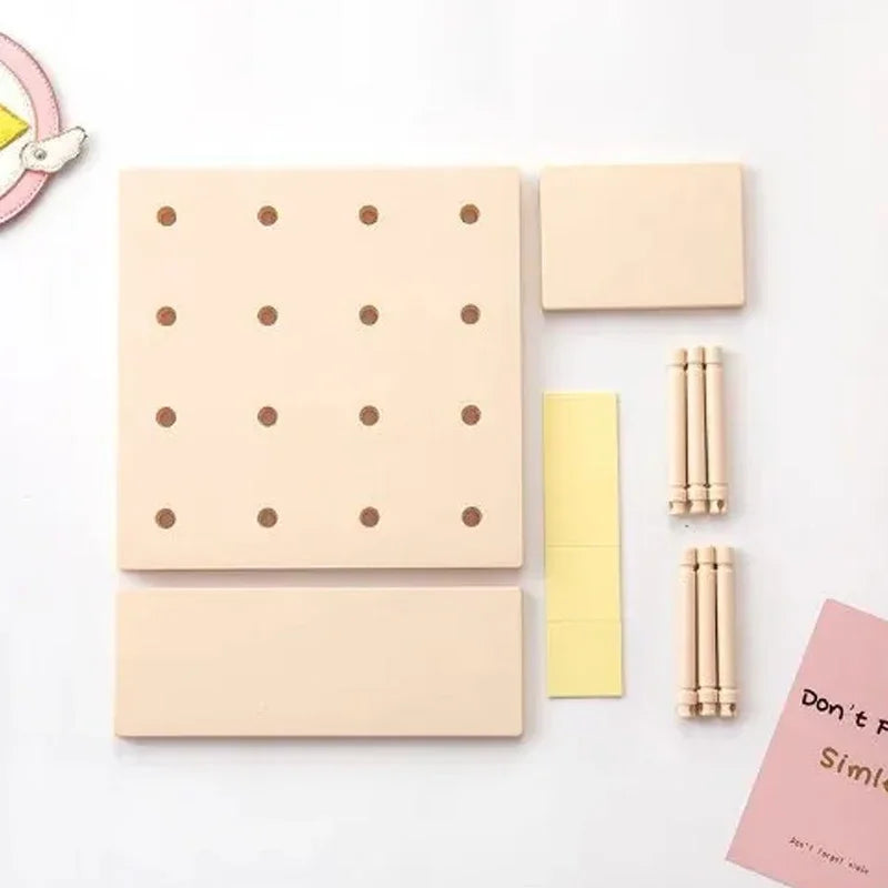 Home Decor Wall Shelves Decoration Hole Board Wall Storage Rack Storage Shelf Kitchen Bedroom Hanging Wall Shelves Wall Decor