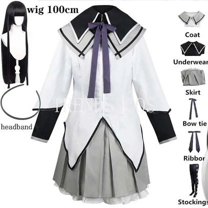 Homchee Trends Akemi Homura Cosplay Costume Set Polyester