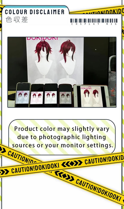 IN STOCK Princess Wig Game Cosplay DokiDoki Wig Women Cartoon Long Short Yellow Linkk Princess Cosplay Hair Free Cap Wig