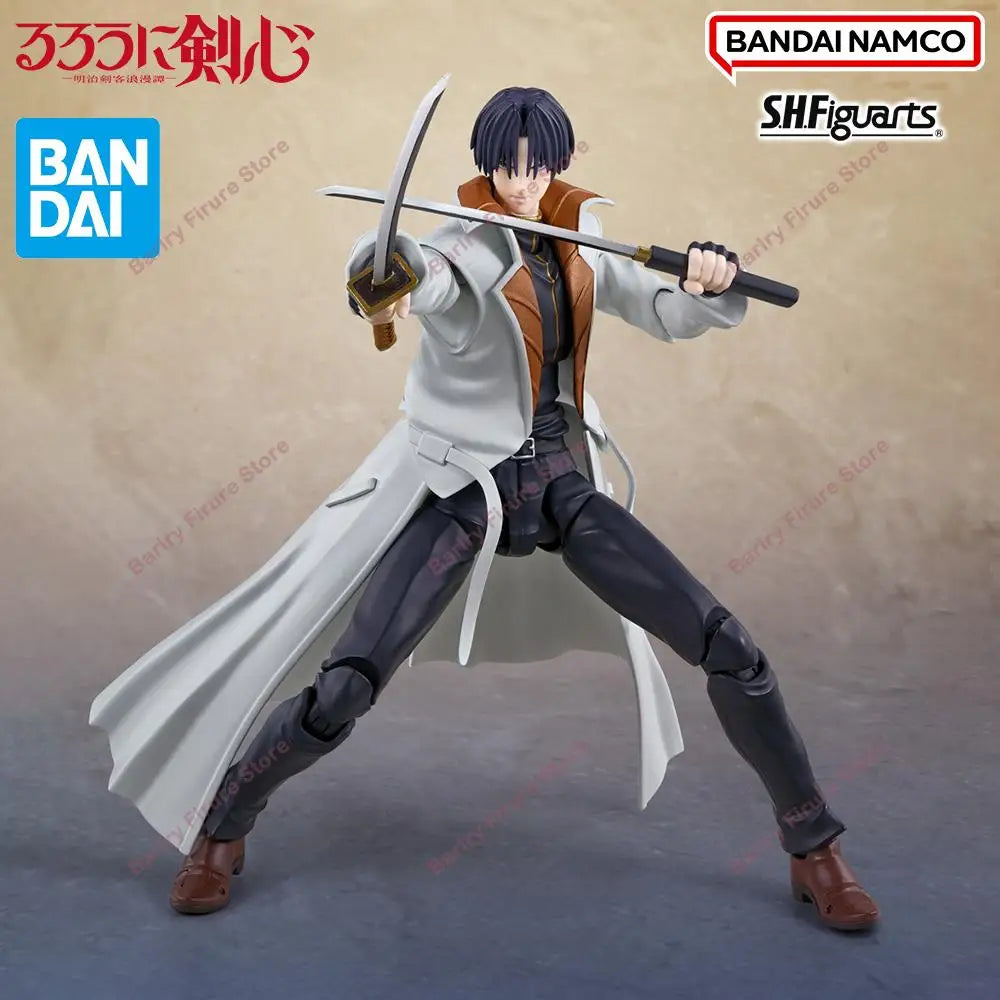 Bandai S.H.Figuarts Rurouni Kenshin Aoshi Shinomori 165mm PVC Model