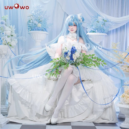 PRE SALE UWOWO Janus Cosplay Game Azurr Lanee Janus Oath Wedding Dress Bride Cosplay Costume Halloween Costume