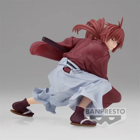 In Stock Banpresto Original Bandai Vibration Stars Rurouni Kenshin Himura Kenshin Anime Action Figure Model Boxed Toys Gifts