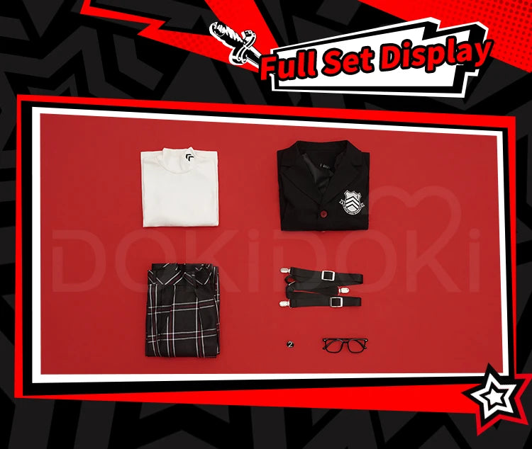 IN STOCK Amamiya Ren Cosplay Costume【S-2XL】DokiDoki-SR Men School Uniform Halloween Plus Si
