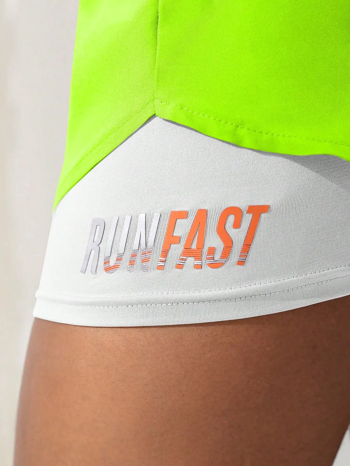 Women’s High Rise Elastic Proximity Control Yoga and Running Shorts Fake Two-Piece Pants