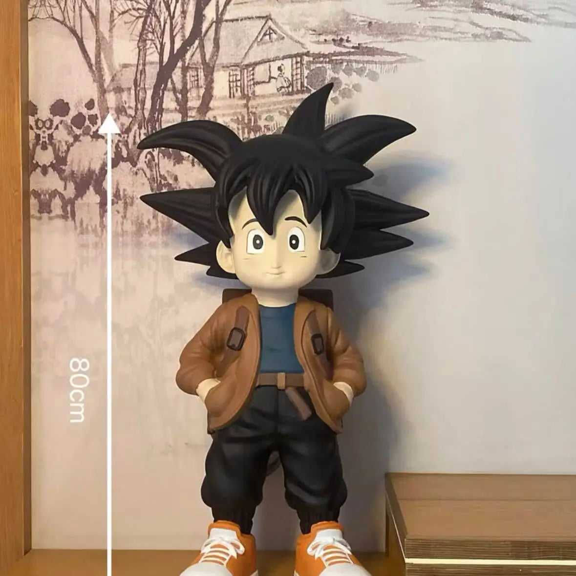 Dragon Ball Anime Figurine 80CM Action Figure Large Garage Kit Cartoon Wukong GK Resin Model Children's Toys Collection Gift