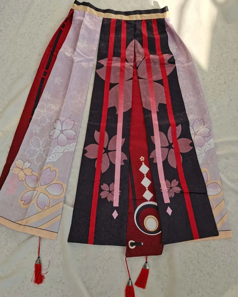 HOMCHEE TRENDS Genshin Impact Yae Miko Cosplay Set Adult Cotton Polyester