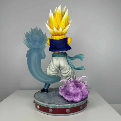 Dragon Ball Z Figures Super Saiyan Gotenks Anime Figurine Ghost Squad Model Statue Doll Collection Decoration Kids Toys Gift