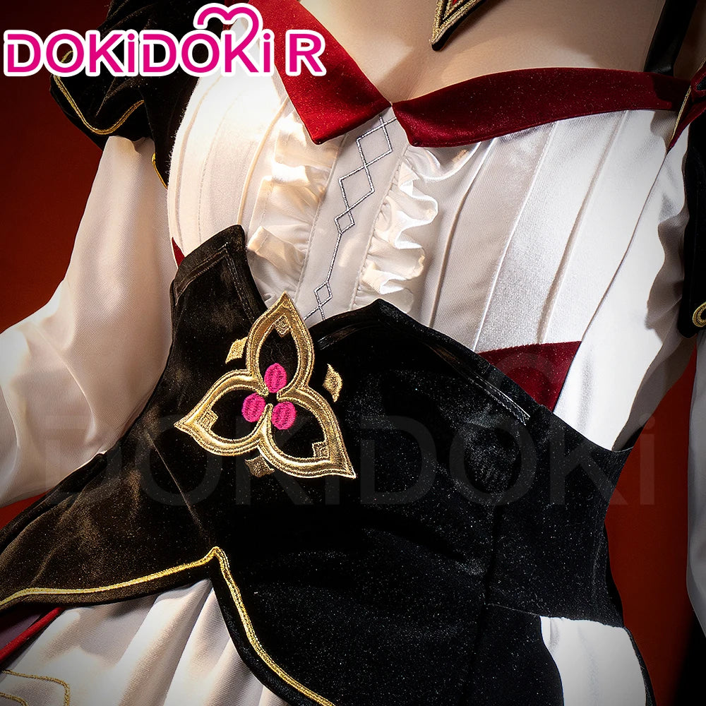 Sandrone Cosplay Costume Game Genshin Impact【S-3XL】DokiDoki-R Fatui Harbinger Sandrone Marionette Maid Halloween Plus Size