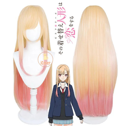 Anime My Dress-Up Darling Marin Kitagawa Cosplay Costume Nun Dress Uniform Hat Necklace Season 2 Halloween Party for Women Girls