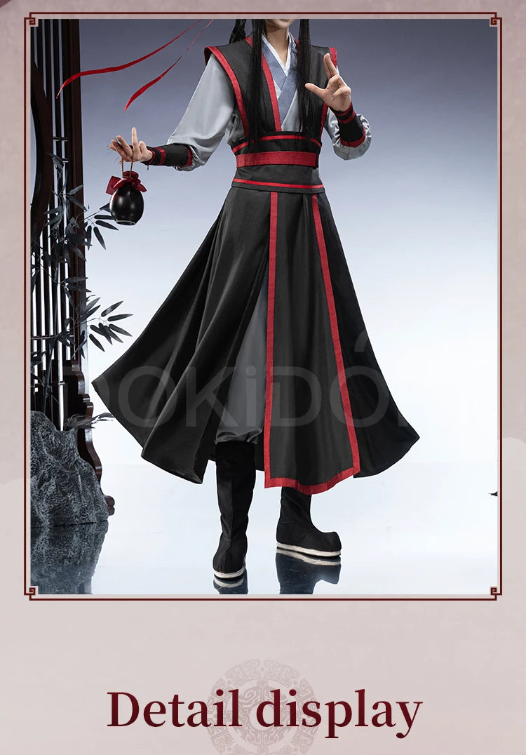 【Official】IN STOCK Wei Wu Xian Cosplay Costume Mo Dao Zu Shi Cosplay DokiDoki-SR Men Wei Wuxian Teenager Cosplay