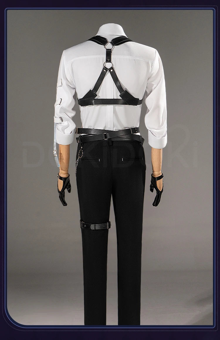 IN STOCK Sylus Rafayel Xavier Zayne Cosplay Costume Game Love and Deepspace【XS-2XL】DokiDoki-R White Grey Halloween Plus Size