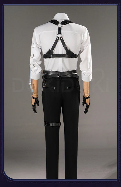 IN STOCK Sylus Rafayel Xavier Zayne Cosplay Costume Game Love and Deepspace【XS-2XL】DokiDoki-R White Grey Halloween Plus Size