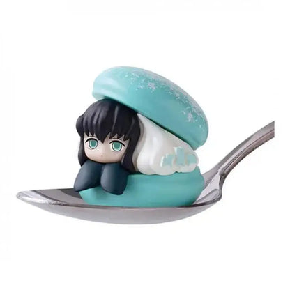 Demon Slayer Bandai Action Figures Model Rengoku Kyoujurou Kanroji Mitsuri Tokitou Muichirou Gashapon Macaron Styling Original