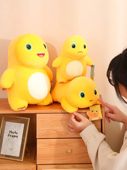 Soft Cute Nailong Milk Dragon Plush Toy Stuffed Cartoon Animals Smile Dinosaur Cuddly Plushie for Kids Boy Birthday Gift Xmas