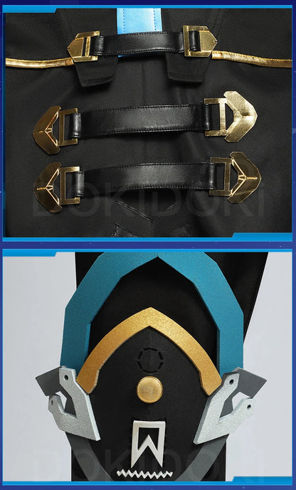 Kevin Kaslana Otto Apocalypse Cosplay Game Honkai Impact 3rd 【S-2XL】DokiDoki-R Kevin Cosplay Costume Honkai Cosplay  Plus Size