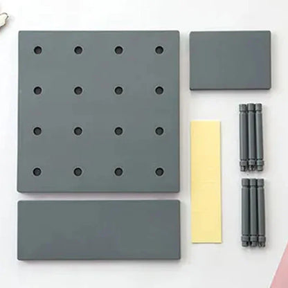 Home Decor Wall Shelves Decoration Hole Board Wall Storage Rack Storage Shelf Kitchen Bedroom Hanging Wall Shelves Wall Decor