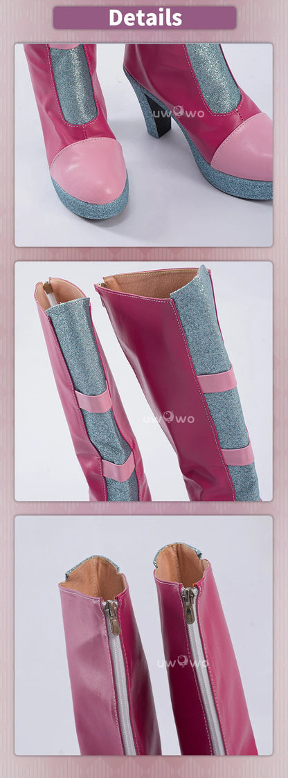 UWOWO Flora Shoes Anime Flora S4 Fairy Club Transformation Cosplay Shoes