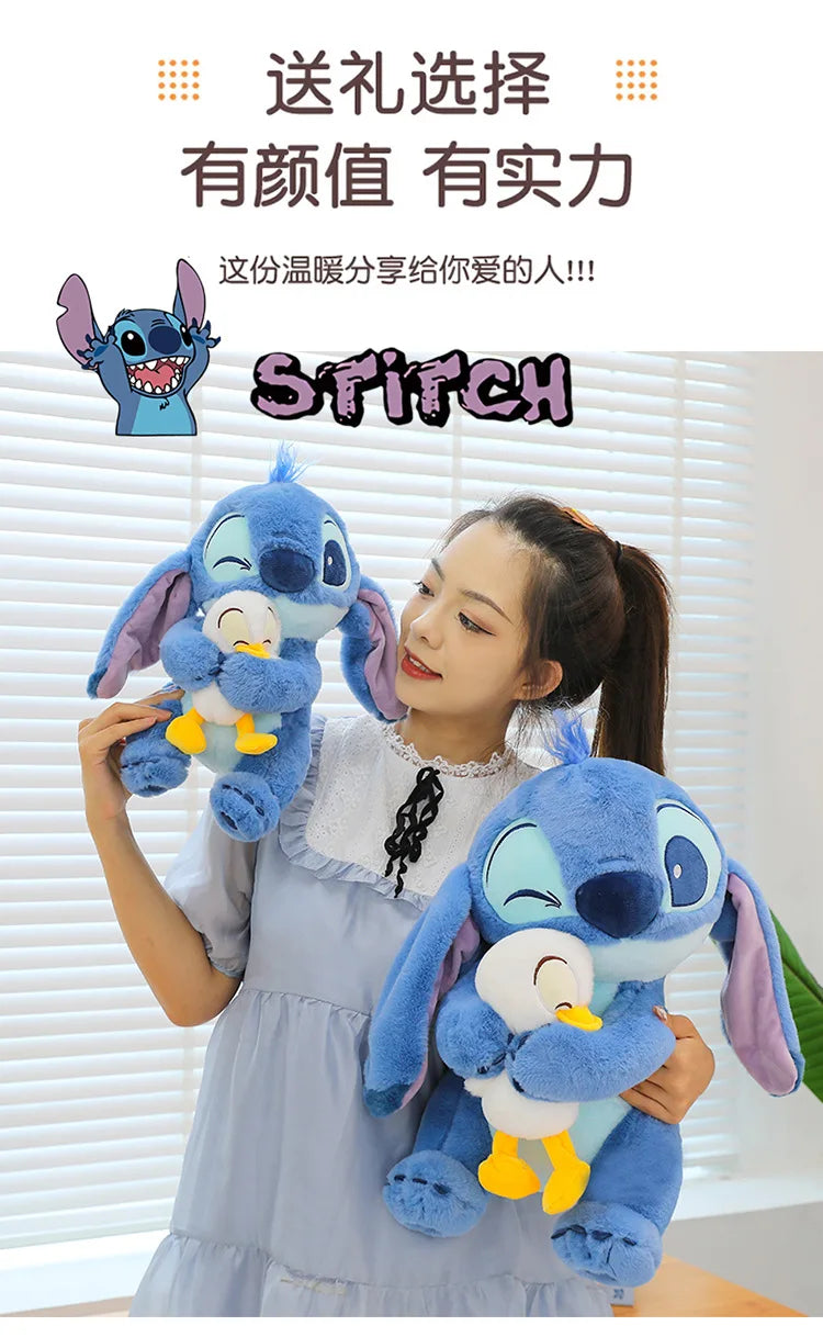 67cm Big Size Disney Lilo & Stitch Anime Plush Stuffed Doll Room Kawaii Plushies Pillow Decorations Children's Holiday Gifts