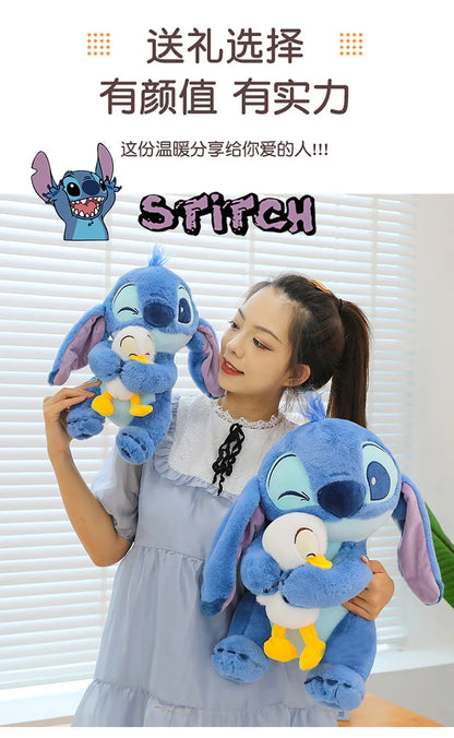 67cm Big Size Disney Lilo & Stitch Anime Plush Stuffed Doll Room Kawaii Plushies Pillow Decorations Children's Holiday Gifts
