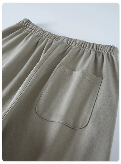 ZODF New Men Heavy Weight 440gsm Solid Sweatpants Unisex Loose Basic Casual Comfortable Sport Pants Joggers Streetwears HY0628