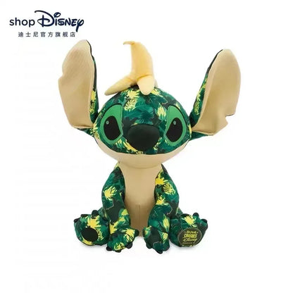 Limited Edition Stitch Cartoon Lilo & Stitch Rose Doll Plush Toy Kawaii Comfort Doll Birthday Gift for Girls Genuine Disney Toy