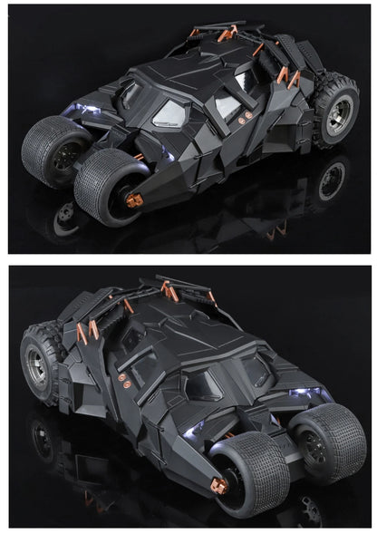 1:18 Batmobile Tumbler Alloy Metal Car Diecast Toy Vehicle Car Model Sound & Light Slide Spray Truck Toys For Kids  Gift Birthda