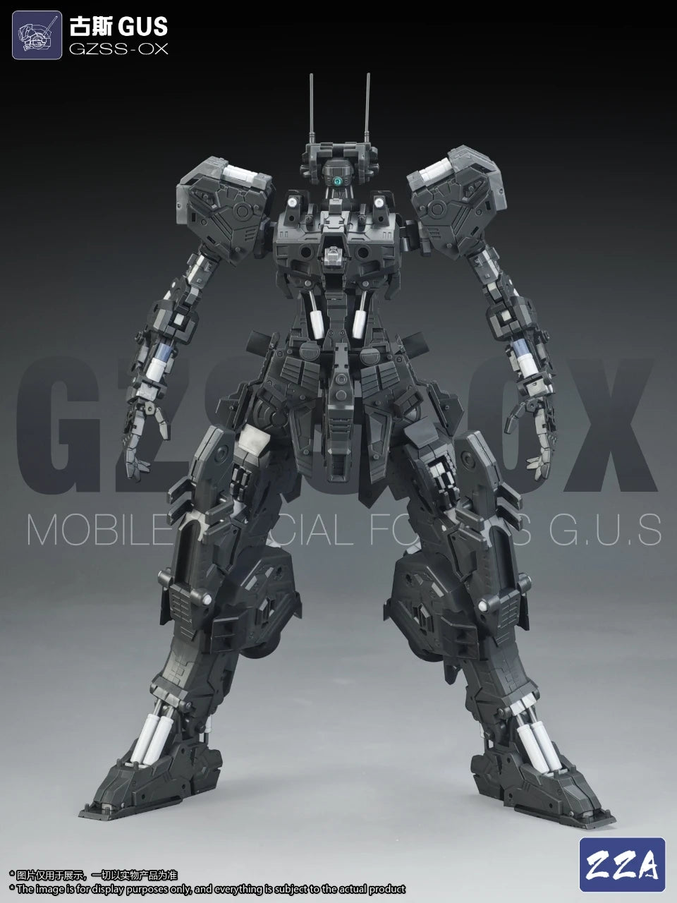 1/100 ZZZA GUS GZSS-OX Series Action Figure Mecha Warrior High Detail Detachable Assembly Model Collectible Toy Christmas Gifts