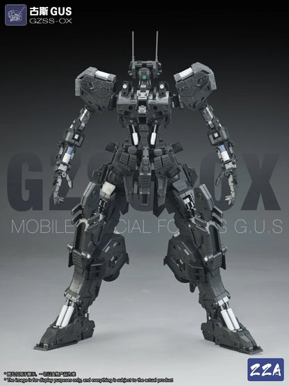 1/100 ZZZA GUS GZSS-OX Series Action Figure Mecha Warrior High Detail Detachable Assembly Model Collectible Toy Christmas Gifts