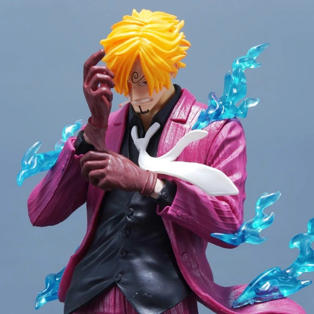24cm Anime ONE PIECE Sanji PVC Action Figure Statue Desktop Ornament Model Toy Gift