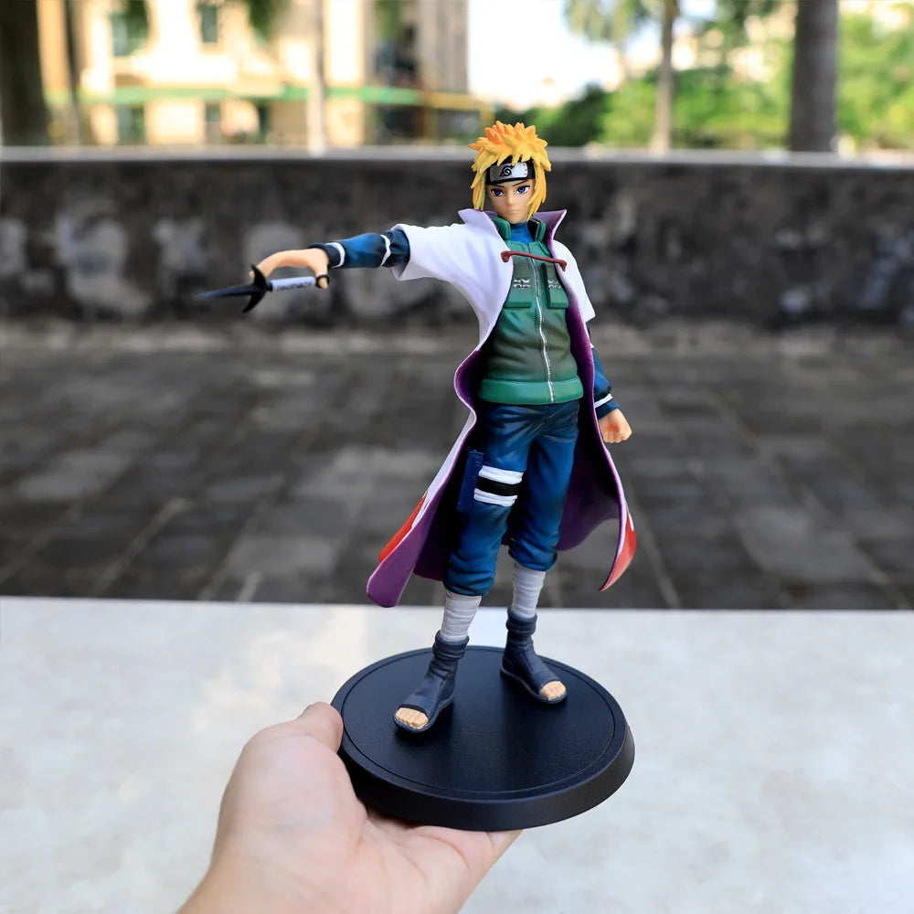 Naruto Shippuden Anime Figure Set Uchiha Itachi Sasuke Pain Kakashi PVC Action Dolls Gift - Water gate 26cm