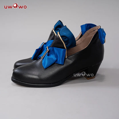UWOWO Furina Cosplay Shoes Game Genshin Impact Furina Boots Focalors Hydro Archon Fontaine Rococo Style Cospaly Shoes