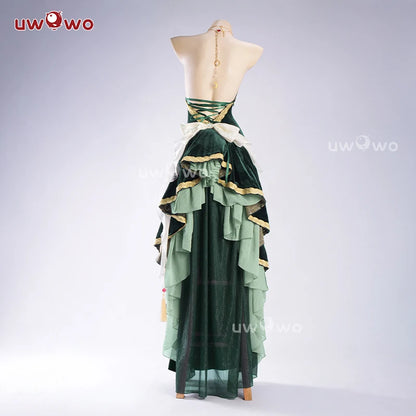 IN STOCK UWOWO C.C.Cosplay Anime Codee Geasss:C.C. CC Court Style Gown Cosplay Costume Halloween Costume