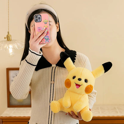 35-70CM Big Size Sitting Pikachu Plush Pokemon Cartoon Anime Peluche Kawaii Ornament Stuffed Animal Children's Toys Gifts
