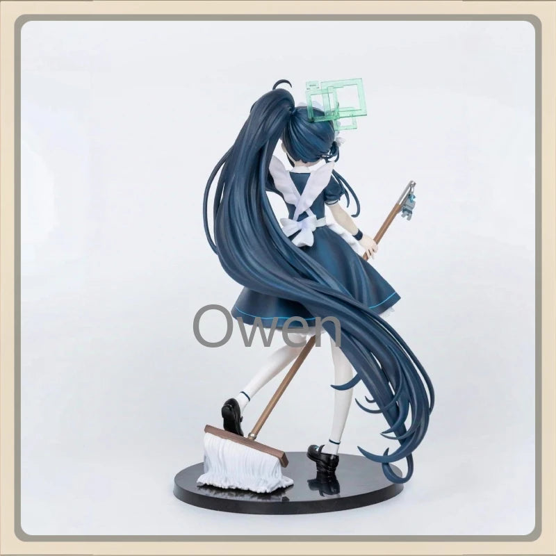 24cm Anime Blue Archive Action Figure Dress Maid Tendou Aris Cute Beautiful Girl Figurine PVC Collection Model Toy Birthday Gift