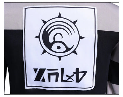 Anime Gachiakuta Zanka Nijiku Cosplay Costume Wig Uniform Earrings Akuta Cleaners Halloween Party for Women Men Carnival Props