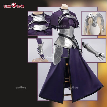 UWOWO Jeannee Cosplay Game  Jeannee d'Arc Stage 2 Battle Suit Cosplay Costume Halloween Costume