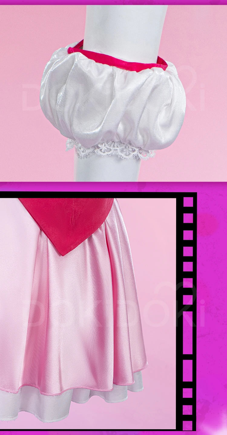 Hoshino Ai Cosplay Costume Anime Oshi no Ko Cosplay 【S-2XL】DokiDoki-R Hoshino AI Women Idol Pink Dress Costume Plus Size