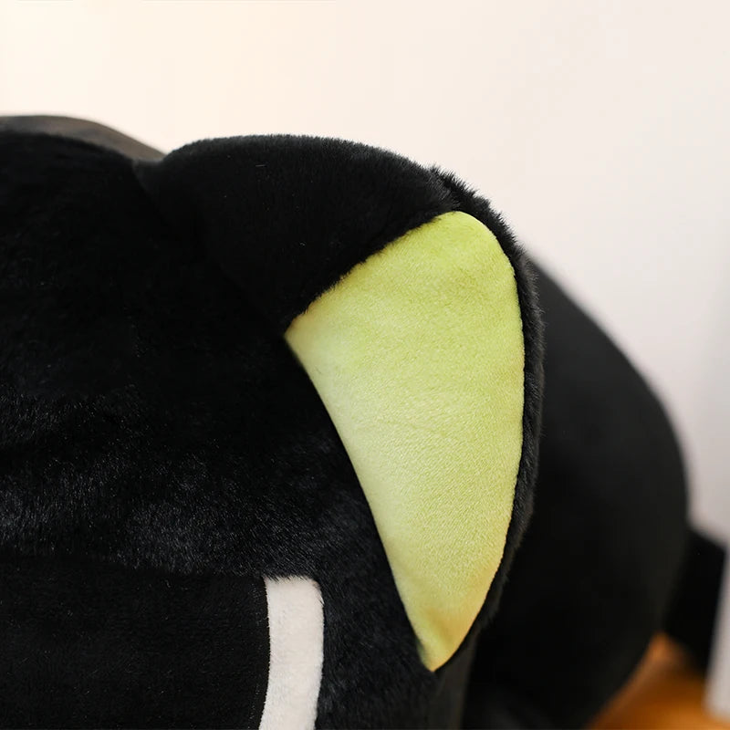 Official Anime The Legend of Luo 55cm Kawaii Xiao-Hei Xiao Hei Lovely Cat Doll Toy Plush Original Cartoon Cosplay Gift